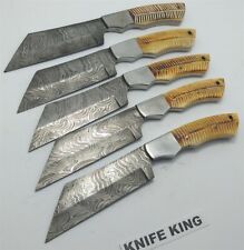 Custom made Knife king's Damascus Steel Broken Arrow KNIVES 5 PIECE LOT