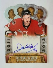 2011-12 Panini Crown Royale Stephane Da Costa Ottawa Senators - Auto
