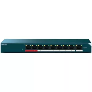 Uniden UCSWITCH9 PoE Switch (9 Port) 51V 1.25A 10/100 - 7 Active POE Ports - Picture 1 of 3