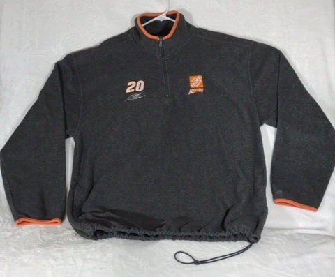Tony Stewart Home Depot 1/4 Zip Pullover Fleece  Men's Large Chase Authentics Cover