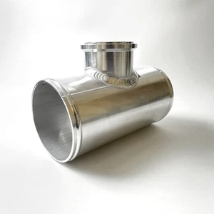 Universal 50mm V-band BOV Flange 3" Tube Pipe Blow Off Valve Turbo Aluminum - Picture 1 of 8