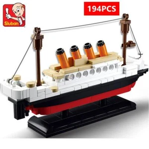 194pcs City Rms Titanic Ship Boat Model Building Blocks Sets Diy Creative Bricks - Picture 1 of 24
