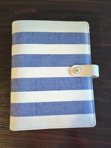 The Paper Studio Agenda 52 Planner Raccoglitore, 6 anelli, strisce blu - Foto 1 di 10