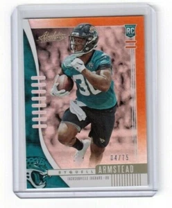 2019 Panini Absolute Base Rookie Orange Parallel Ryquell Armstead Jaguars 04/75 - Picture 1 of 2