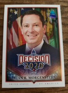 RARE 2020 DECISION RAINBOW ~ BRIAN R. MORGENSTERN "CAPITOL" CARD #'d 5/5 ~ DC - Picture 1 of 3