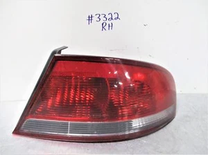 2004 CHRYSLER SEBRING 4 DOOR SEDAN PASSENGER SIDE TAILLIGHT 01 02 03 04 05 06 - Picture 1 of 6