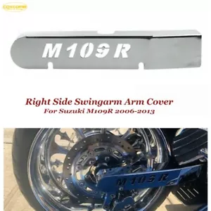 Steel Right Side Swingarm Arm Cover Chrome For Suzuki Boulevard M109R 2006-2013 - Bild 1 von 8