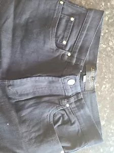 Perri Cutten Weekend Womens Jeans Size 10 Blue High Rise Straight dark wash - Foto 1 di 4