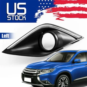 1x Left Front Fog Lamp Light Cover Bezel For Mitsubishi Outlander 2016-2020 US ` - Picture 1 of 8