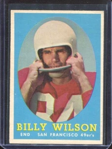 1958 Topps Football # 95 Billy Wilson (NM) Near Mint - Picture 1 of 2