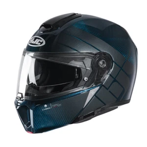 HJC RPHA 90S Balian Carbon MC2 Blue Motorcycle Helmet - Picture 1 of 3