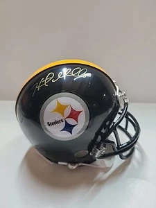 PITTSBURGH STEELERS SIGNED AUTOGRAPH HEATH MILLER MINI HELMET AUTHENTIC DISPLAY - Picture 1 of 5