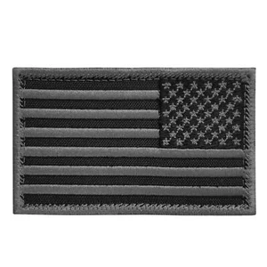 EE. UU. Bandera Invertida Negro ACU Bordado ISAF Ejército Moral Parche - Imagen 1 de 3