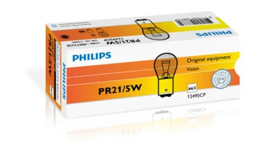 BOMBILLA PHILIPS 12495CP, LUZ ANTINIEBLA/TRASERA PARA MOTOCICLETAS BMW, FORD, LAND ROVER, PEUGEO Foto 1 de 4