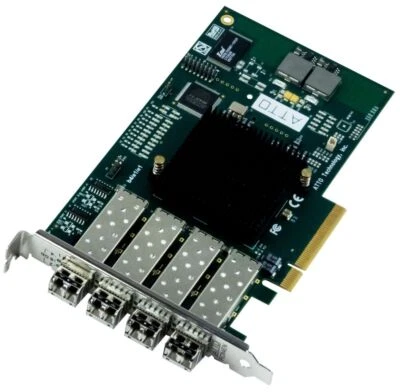 Controller Raid Card ATTO Celerity FC84EN Quad Channel FC 8GB/s PCIe B4/E1 - Image 1 of 2