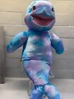 Build a Bear Sea Splash Rainbow Dolphin 18" Plush/Puppet Purple 2014 Tags
