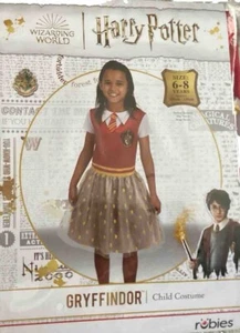 Harry Potter Gryffindor Tutu Dress Girls Costume Book Week 6-8 Yrs - Picture 1 of 1