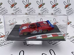 Die Cast " Ferrari 312 P 24H Le Mans 1973 C.Reutemann Racing 1/43 - Bild 1 von 2