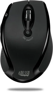 iMouse M20B - Wireless Ergonomic Optical Mouse, Black - Picture 1 of 9