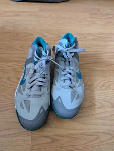 Nike Air blau und grau Basketball Turnschuhe Größe 8 Herren - Bild 1 von 6