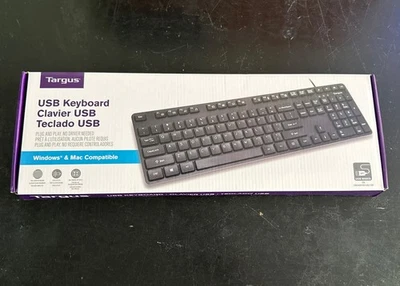 Targus MODEL:AKB600 USB Wired Keyboard NEW - Image 1 of 2