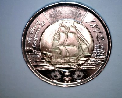 2012 Toonie  HMS Shannon  BU   KM#1258 **Great Collector Coin** - Image 1 of 3