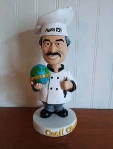Cecil Chandler BOBBLEHEAD Cecil's World WBTW News 13 Myrtle Beach RARE HTF Nice - Picture 1 of 8
