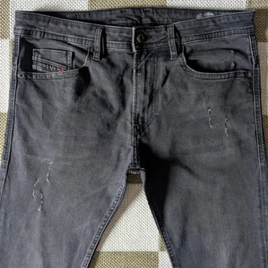 Mens Diesel THOMMER-C RM019 Stretch Slim Skinny Grey Jeans W32 L32 - Picture 1 of 11