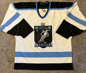 Authentic Bauer Atlanta Knights IHL Hockey Trikot Vintage Schwarz 48 Fight Strap - Bild 1 von 4