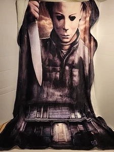 HALLOWEEN Decke, Michael Myers Film, Thriller Scary Slasher Horror, 54 x 35 - Bild 1 von 19
