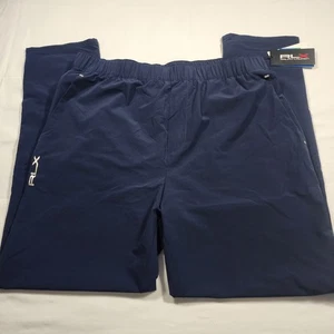 New Polo RLX Golf Men XL Performance Stretch Navy Pants Tapered Vented Golf Pant - Picture 1 of 16