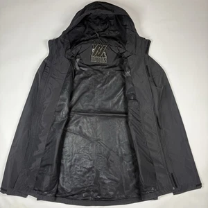 New Dixxon Tech Jacket Men’s Large Tall Black Hooded Windbreaker Water Repel - Picture 1 of 8