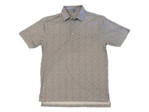 GENTEAL Polo Shirt Land Rover Jeeps Print MENS Small Golf Short Sleeve - Picture 1 of 6