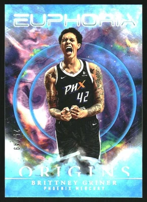 2024 Panini Origins WNBA Euphoria Teal #11 Brittney Griner /49 - Image 1 of 2