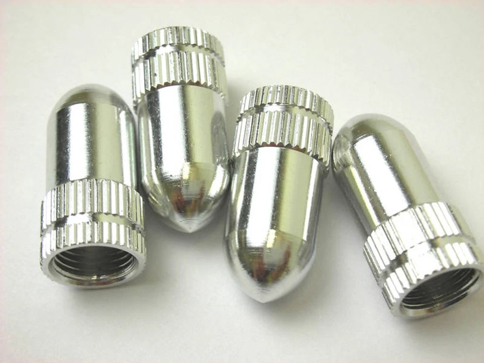 КРЫШКА КЛАПАНА ВЕЛОСИПЕДНОЙ ШИНЫ ВЕЛОСИПЕДА АЛЮМИНИЕВАЯ СЕРЕБРИСТАЯ НОВАЯ  - Изображение 1 из 1