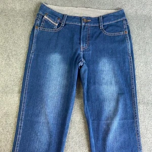 Herbay Jeans Mens Size 29 Blue Stretch Fade Soft Denim Straight Low Rise Comfort - Foto 1 di 16