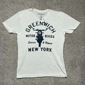 Aeropostale Greenwich Motor Bikes NY New Shirt Adult Medium Lighter Color - Picture 1 of 7