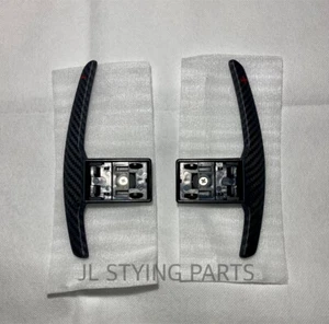 Automatic Paddle Shifters Real Carbon Fibre Red For BMW F Series M140i M135i M2 - Picture 1 of 4
