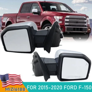 For 2015-2020 Ford F-150 Set of 2 Mirror w/ Memory Signal Blind Spot 16/18 Pin - Bild 1 von 16