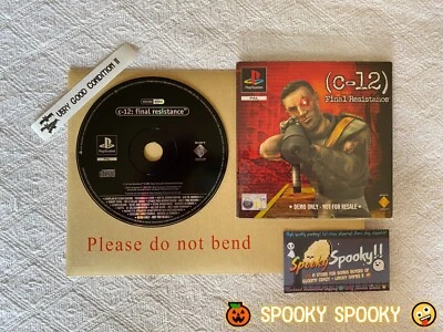 C-12 Final Resistance PS1 Demo - UK PAL VGC CIB - High Quality Packing - Tracked - Image 1 of 4