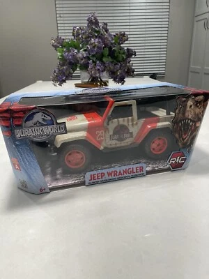 Vehículo de control remoto Jurassic World Jeep Wrangler Jurassic Park Jada RC 29 Foto 1 de 4