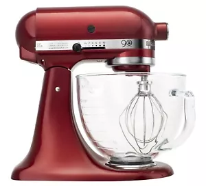 KitchenAid 90 Aniversario Edición Limitada 5 cuartos Batidora de Pie Caramelo Manzana Rojo-NUEVA - Imagen 1 de 4