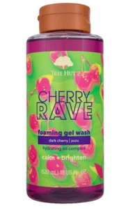 Tree Hut Cherry Rave Foaming Gel Wash | Calm | Brighten | Hydrating Oil 18 Fl Oz - Picture 1 of 10