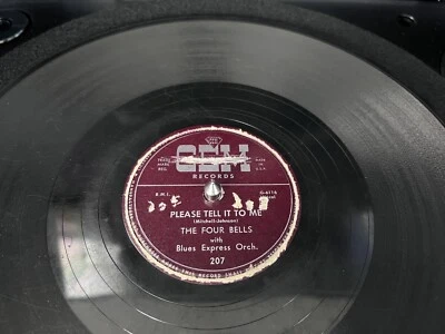 The Four Bells Please Tell It To Me / Long Way To Go 1953 78rpm Gem Records (G-) - Image 1 of 4