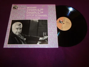 LP MOZART - SCHNABEL SUSSKIND / CONCERTO N°20 +24 / EMI REFERENCE FRENCH PRESS - Picture 1 of 1