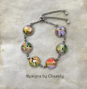 Charlie Brown Armband Thanksgiving verstellbar Vintage Snoopy Spaß Urlaub Kunst - Bild 1 von 1