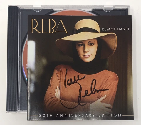 REBA McENTIRE “Rumor Has It” SIGNED CD Autograph JSA COA Country Music Nashville Cover