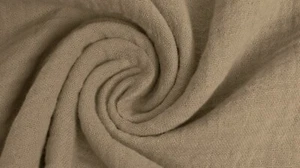 Musselin Stoff Beige Taupe Meterware Baumwollstoff Sommerstoff Double Gauze - Bild 1 von 1