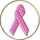 BREAST CANCER PINK RIBBON  1"  Diameter GOLF BALL MARKER    New