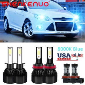 For Ford Focus 2012-2018 LED Headlight H1+H11+H11 High Low Beam Bulbs Fog Light - Picture 1 of 12